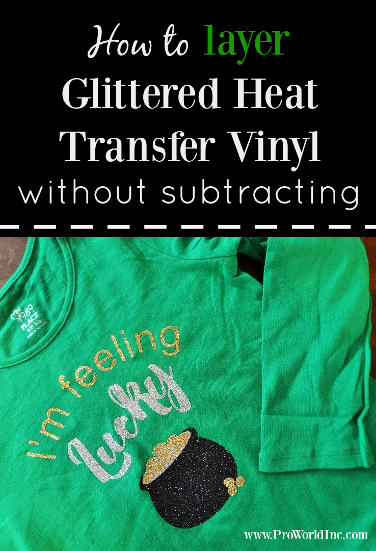 HOW TO LAYER HEAT TRANSFER VINYL ON A SHIRT