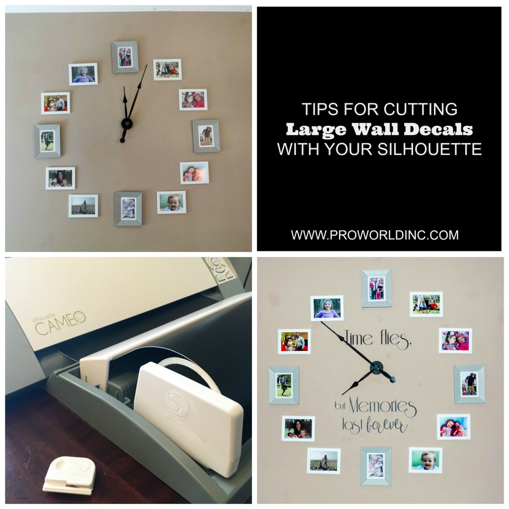 tips for cutting large vinyl decals with your silhouette machine