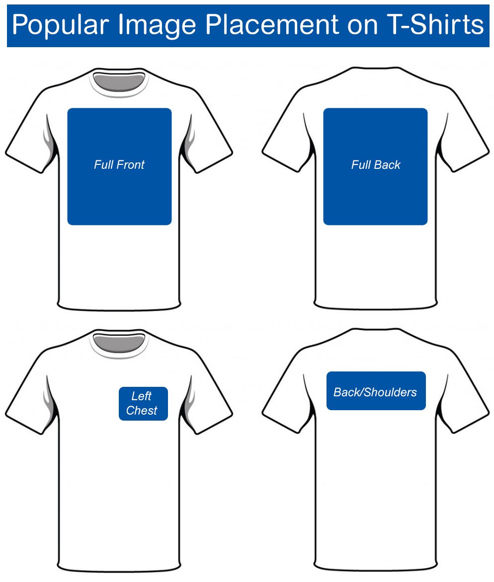 Sublimation Size Chart For Shirts