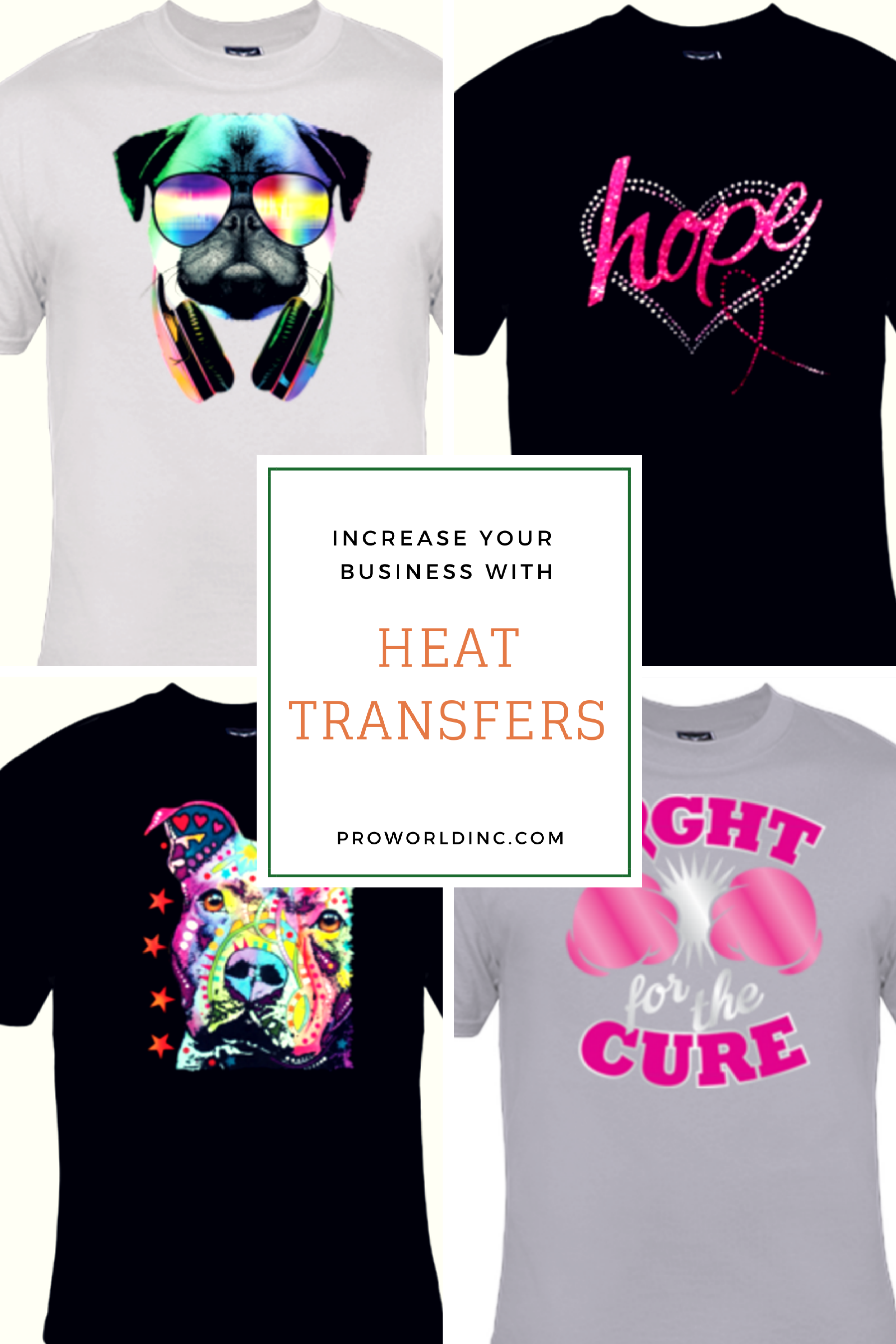 increase your business with heat transfers and a heat press | pro world