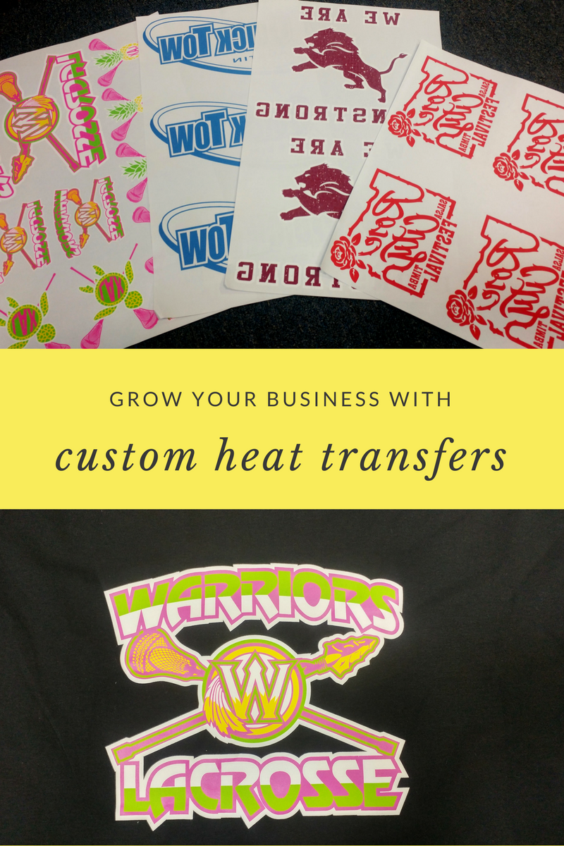 Grow Your Business With Custom Heat Transfers Pro World Inc Pro World