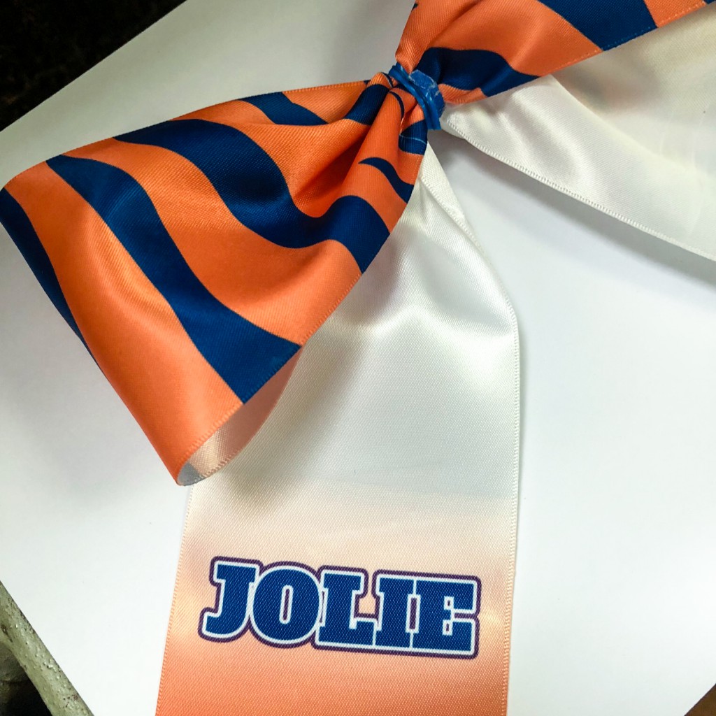 sublimation cheer bow template