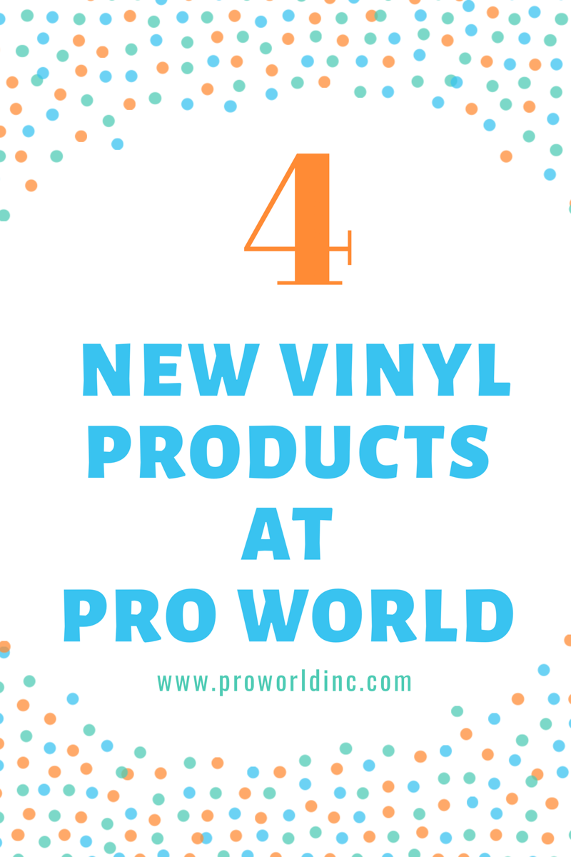 New vinyl products at Pro World!!! Check them out