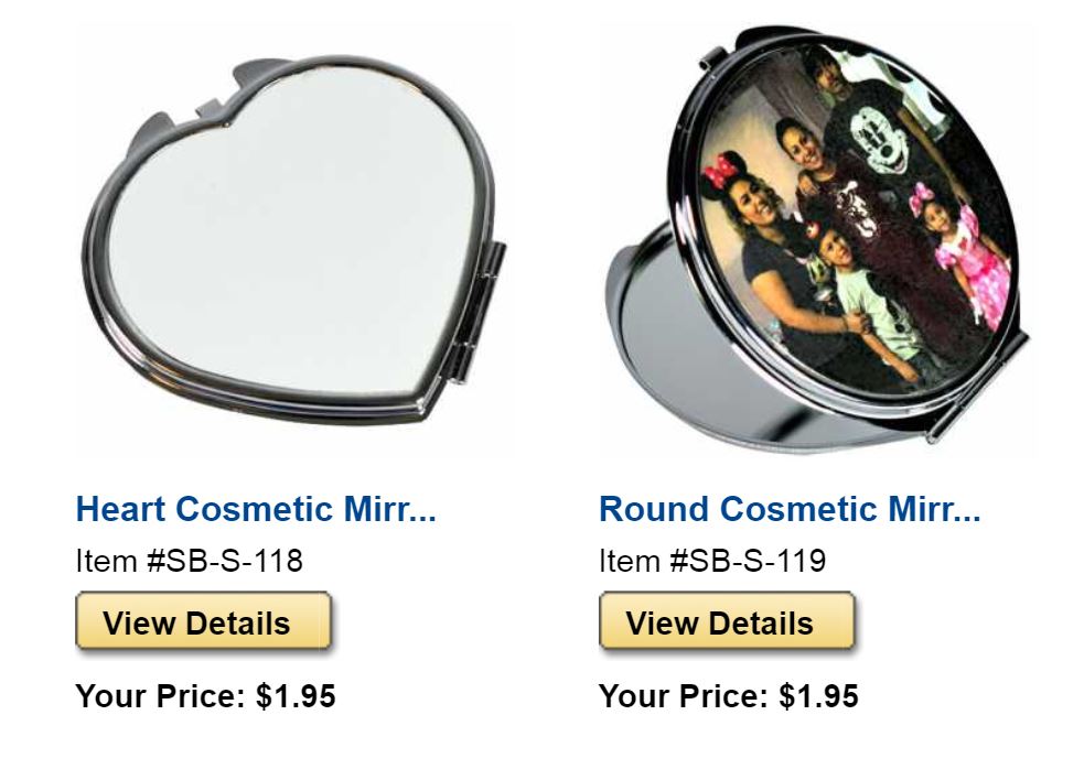 Compact Mirror Sublimation /SVG, PNG Graphic by paperart.bymc