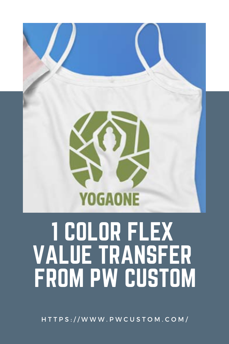 NEW 1 Color Flex Value Transfer from PW Custom