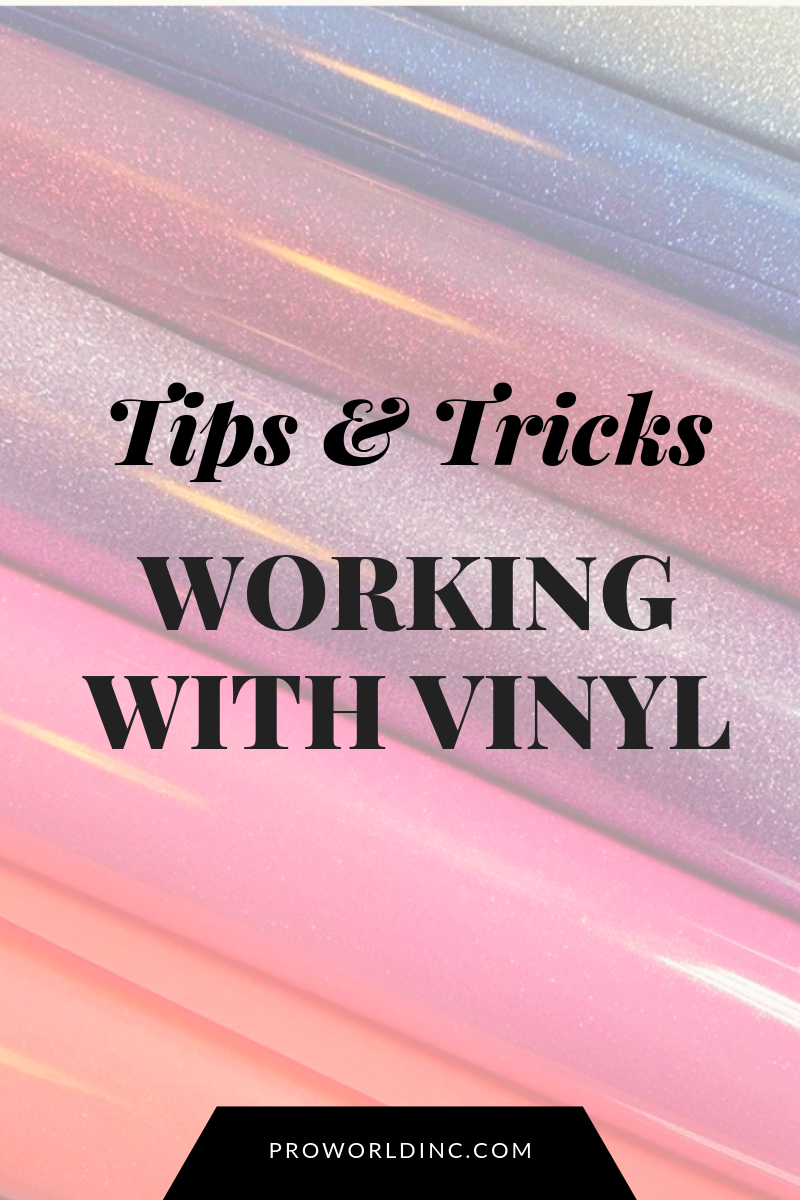 working with vinyl