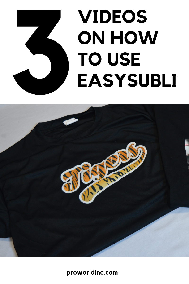 Sublimate onto Cotton & Cotton/Poly with EasySubli - Pro World Inc.Pro  World Inc.