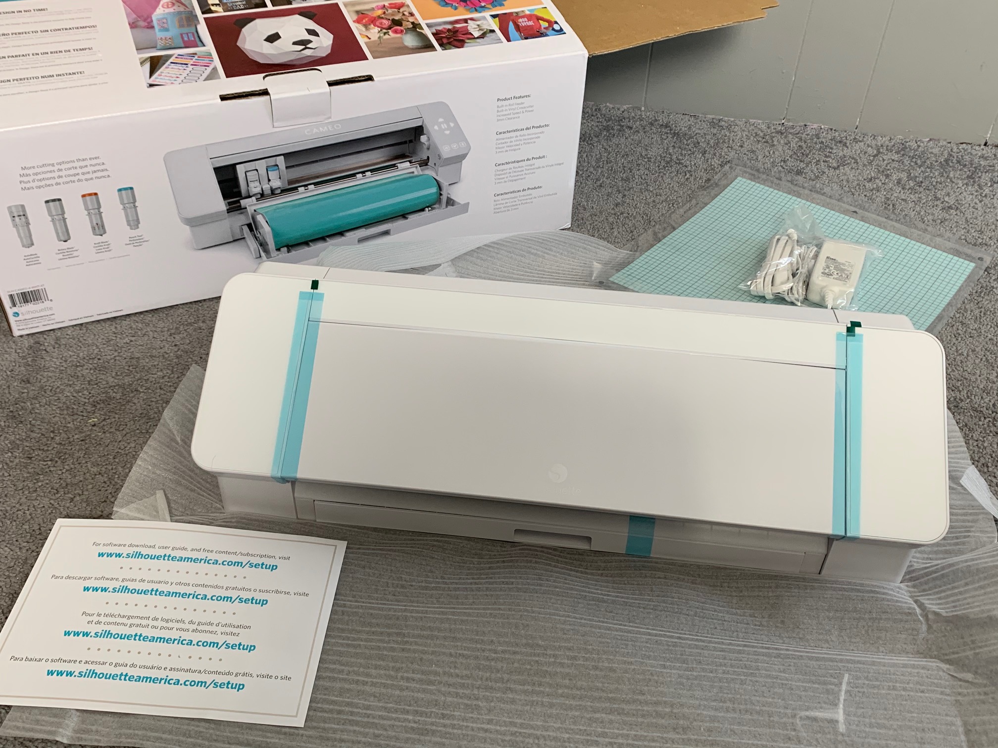 Cameo 4 Setup: Unboxing your new Silhouette machine » Smart Silhouette