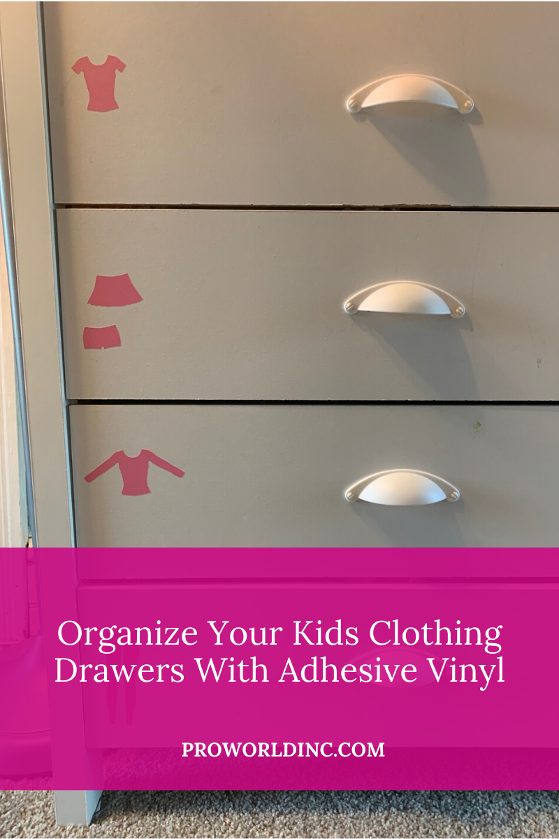 Organize Your Kids Clothing Drawers