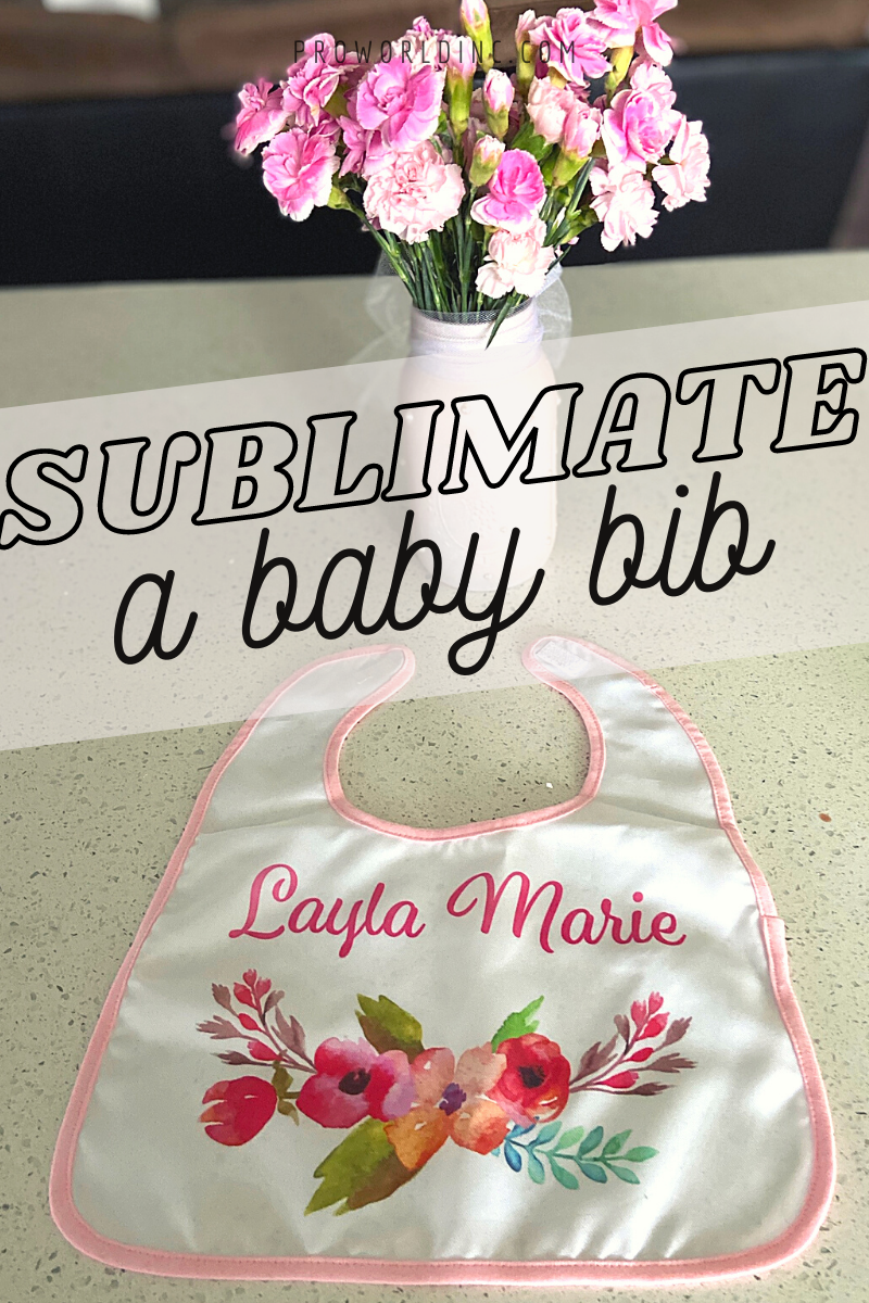 sublimation baby bibs