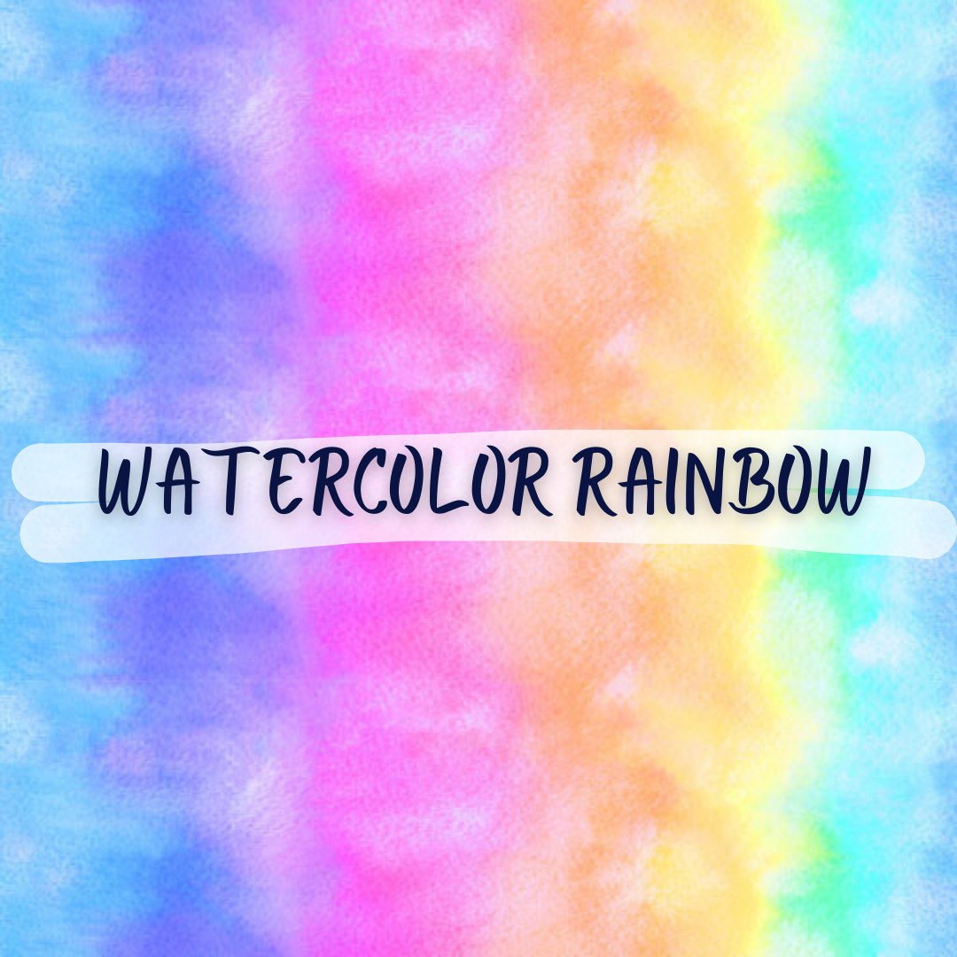 Watercolor Rainbow,