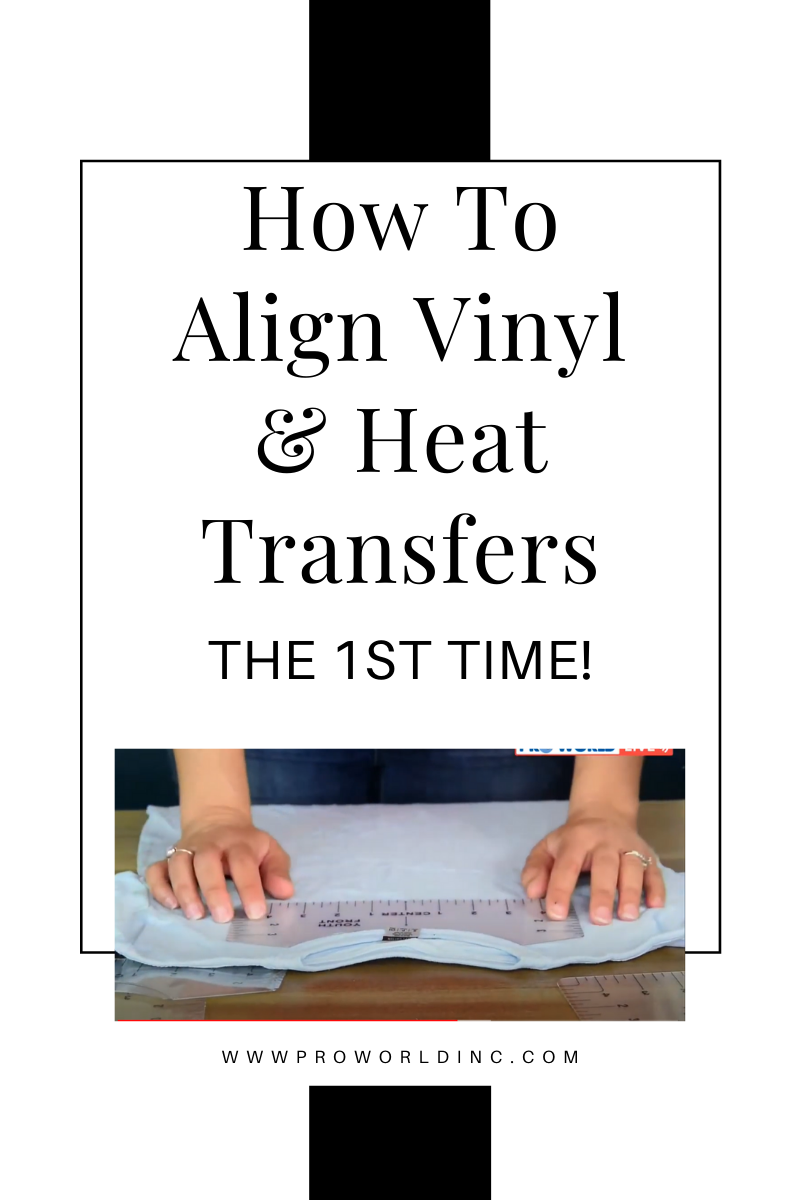 How To Align Vinyl & Heat Transfers