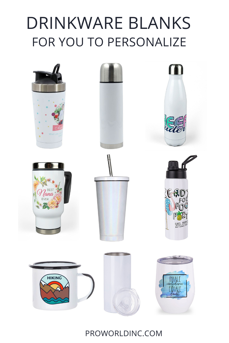 Sublimation Tumblers, Blank And Chic Designs 