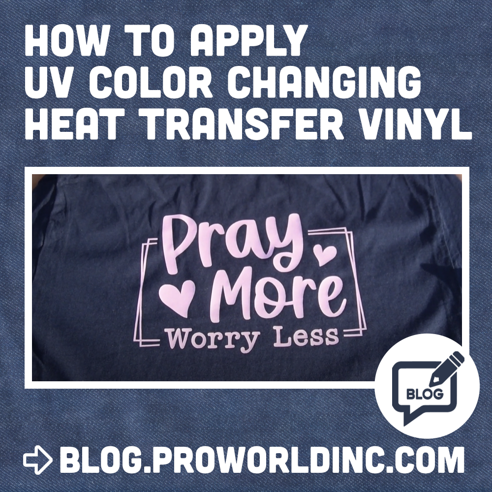 How to Apply Heat Transfer Vinyl 